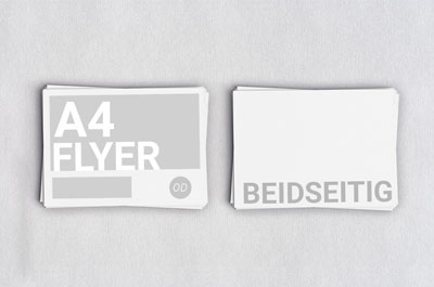 Flyer 2-seitig A4 quer
