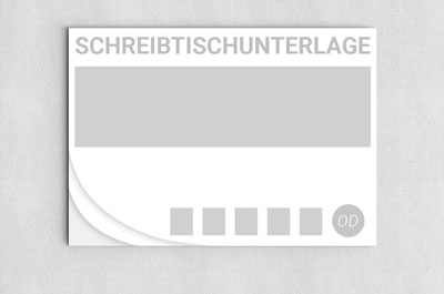 Schreibtischunterlagen