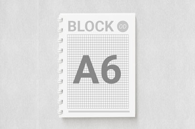 Schreibblock DIN A6 hoch