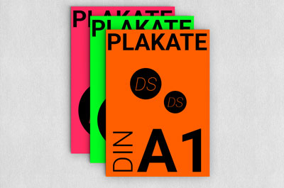 Plakat DIN A1 Neon
