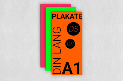 Plakat DIN A1 lang Neon 